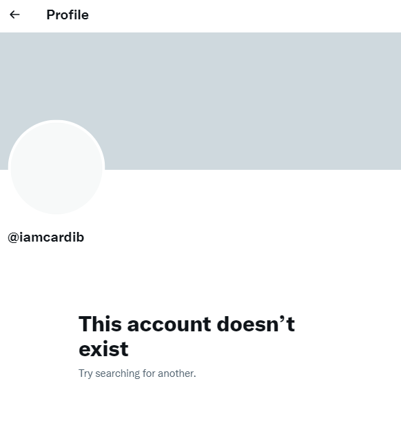 Cardi Bs sämtliche Social-Media-Accounts sind offline.