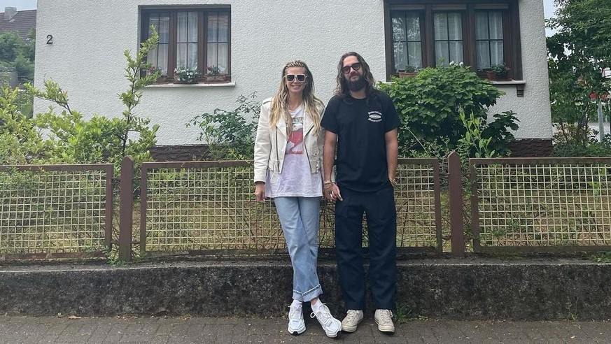 Heidi Klum und Ehemann Bill Kaulitz reisen momentan durch Deutschland.