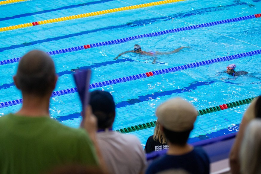 SPECIAL OLYMPICS - World Summer Games 2023 BERLIN,GERMANY,18.JUN.23 - SPECIAL OLYMPICS - World Summer Games 2023, swimming. Image shows athletes and fans. PUBLICATIONxNOTxINxAUTxSUIxSWE GEPAxpictures/ ...