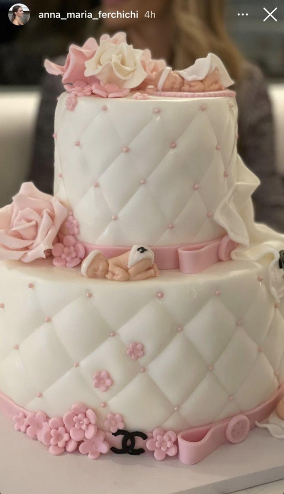 Diese Torte bekam Anna-Maria zur Babyparty.