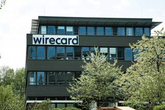, Blick auf die Zentrale des insolventen Dax Unternehmens Wirecard. Nachdem die Wirtschaftspr�fer Ernst &amp; Young EY das Testat verweigert hatten und 1,9 Milliarden Euro fehlen, konnte Wirecard laut ...