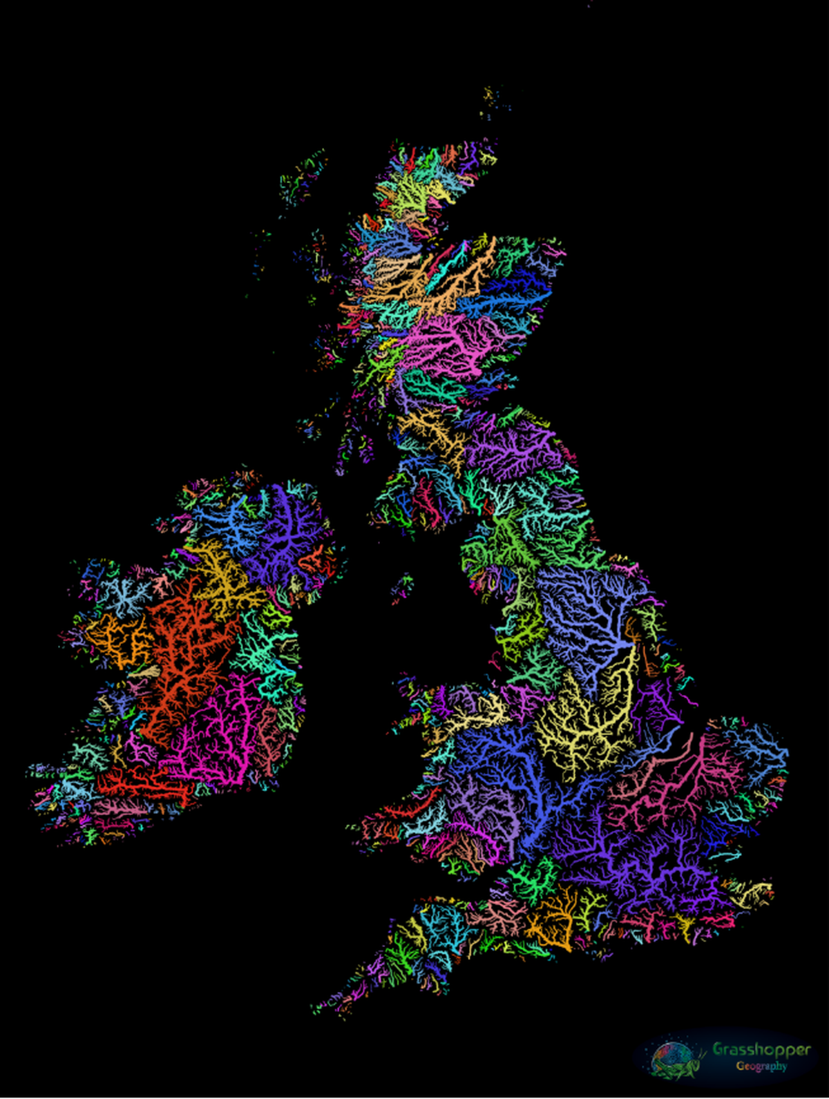 Sowohl Irland als auch Großbritannien sind Inseln, weshalb beide über keinen Fluss der kontinentalen Klasse verfügen. Zwanzig der 30 längsten britischen Flüsse sind weniger als 160 km lang. Der längst ...