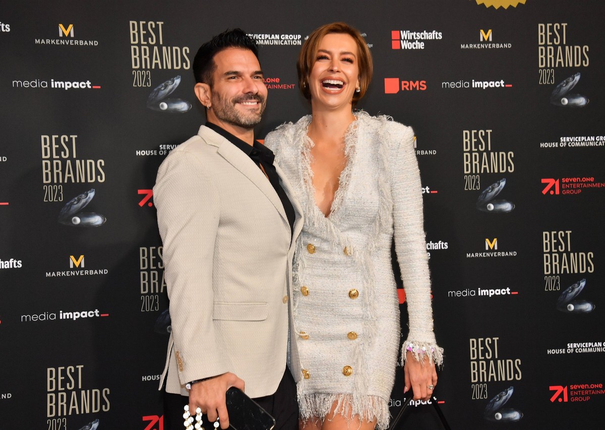 Verena Kerth und Marc Terenzi / 20. Best Brands Gala 2023 / Best Brands Awards 2023 / Bayerischen Hof / M