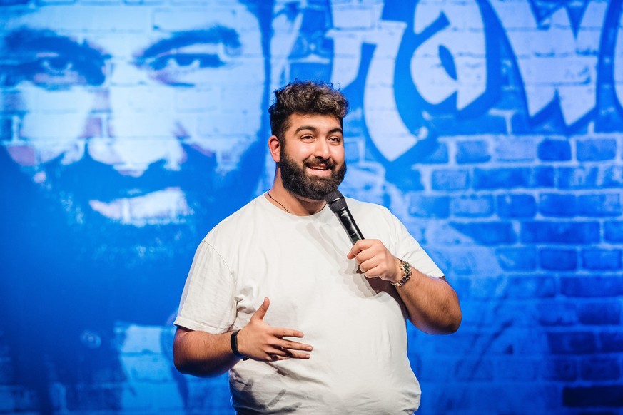 Bern, Switzerland. 16th, November 2019. The German comedian Faisal Kawusi seen live on stage during his Anarchie Tour 2019 in BierhÃ_beli in Bern. (Photo credit: Gonzales Photo - Tilman Jentzsch).