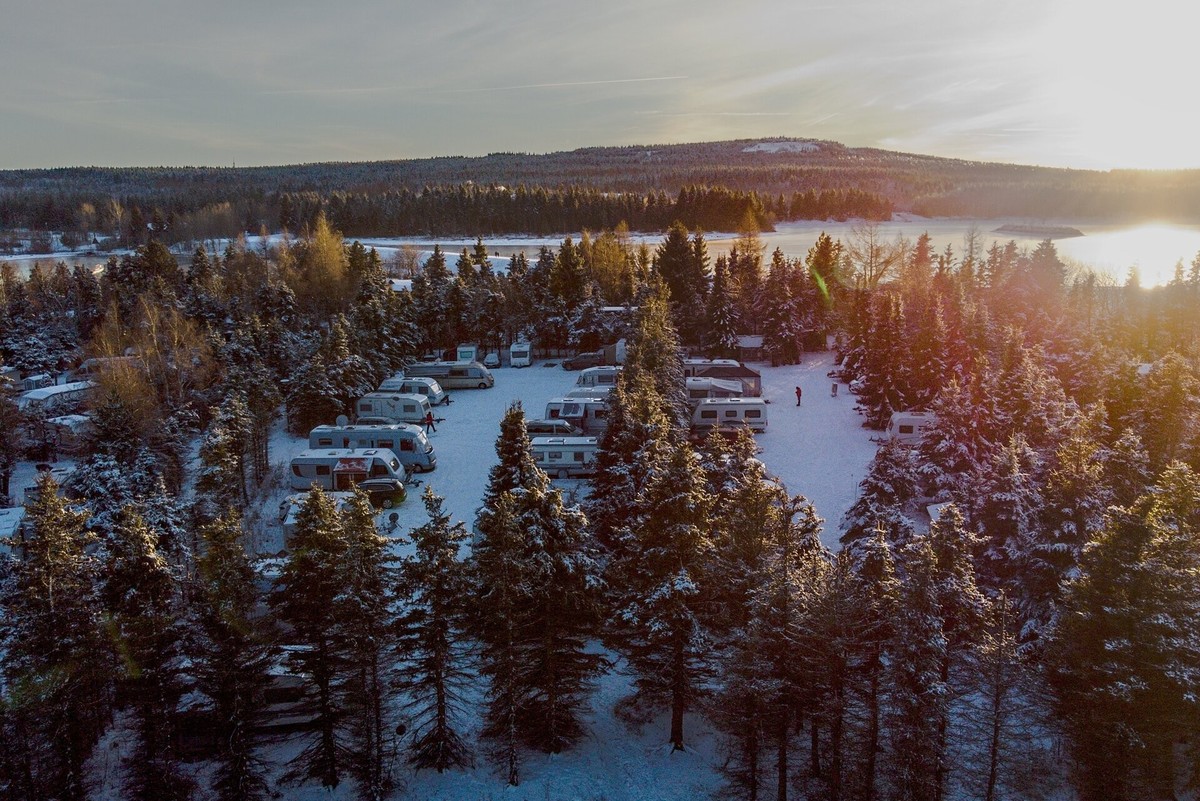Campingplatz "Galgenteich" im Erzgebirge