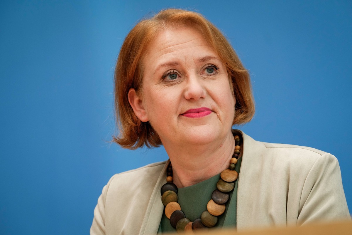 Bundespressekonferenz Entwurf des Demokratiefoerdergesetzes Aktuell,14.12.2022,Berlin,Bundesministerin f�r Familie, Senioren, Frauen und Jugend Lisa Paus im Portrait bei der Bundespressekonferenz zum ...