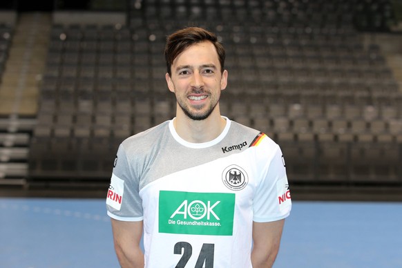 Patrick Groetzki ( Deutschland ), Handball, GER, Nationalteam, Portraet, 2018, Deutschland, 04.01.2018, Stuttgart *** Patrick Groetzki Germany handball national team GER portrait 2018 Germany 04 01 20 ...