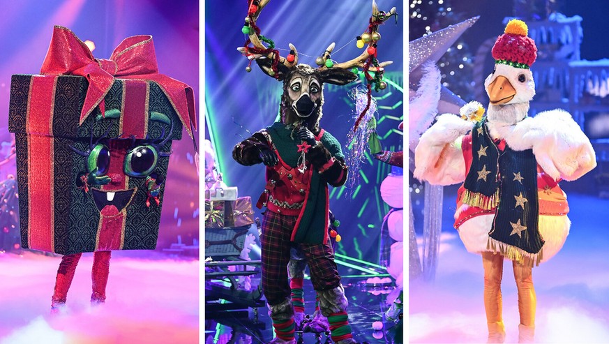 Am zweiten Weihnachtsfeiertage performen das Geschenk, das Rentier und die Gans bei "The Masked Singer – das rätselhafte Weihnachtsspecial".