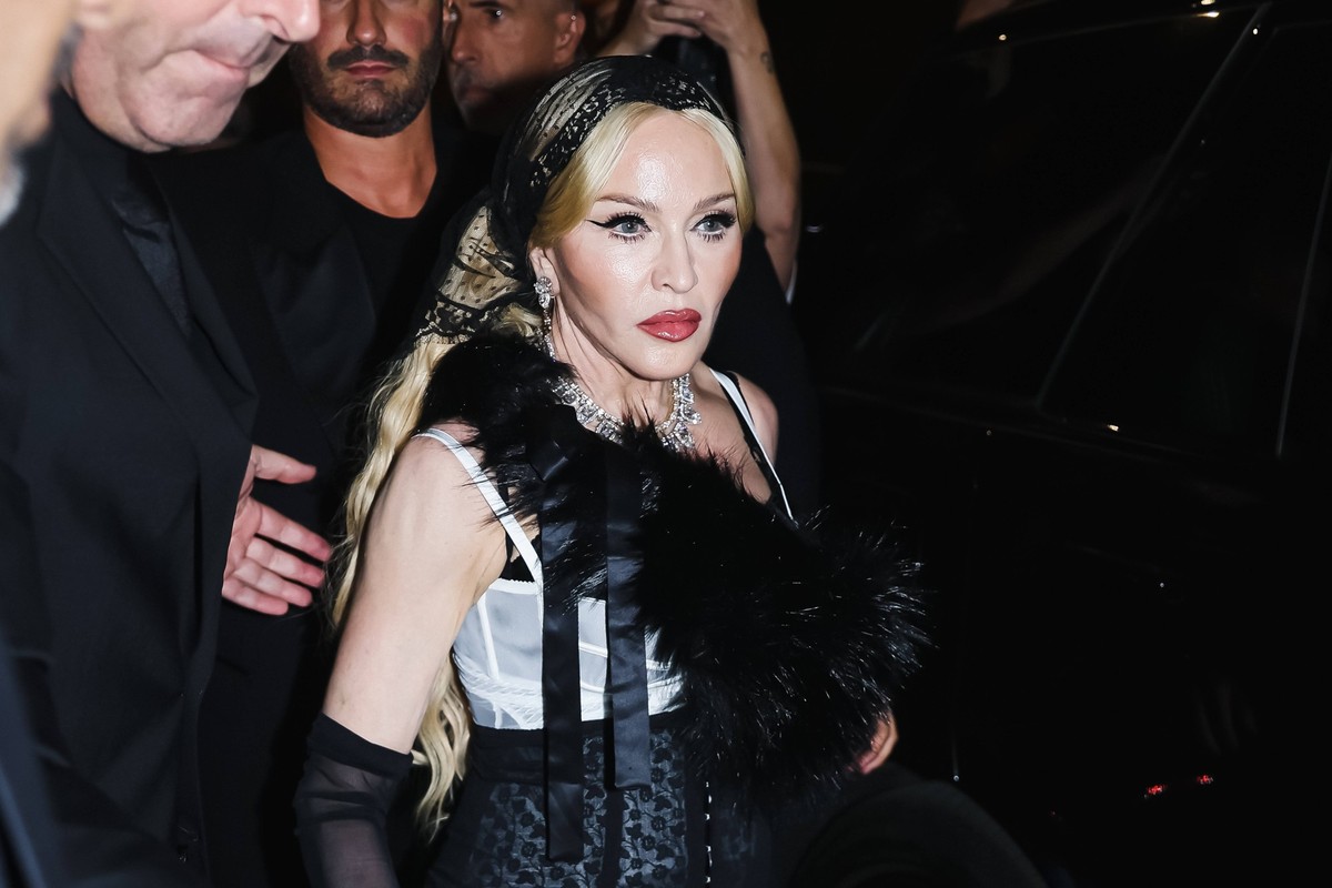 Madonna Celebrity Sightings During The Milan Women s Fashion Week Spring/Summer 2025 In Milan Madonna attends the Dolce &amp; Gabbana afterparty during the Milan Womenswear Spring/Summer 2025 in Milan ...