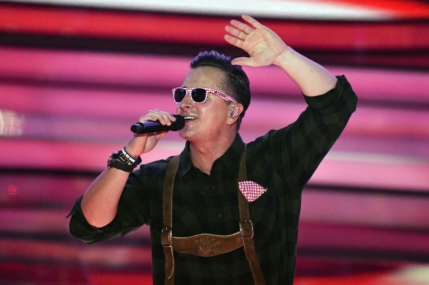 Andreas Gabalier in der ZDF-Show Willkommen bei Carmen Nebel in der TUI-Arena. Hannover, 14.09.2019 *** Andreas Gabalier in the ZDF Show Welcome to Carmen Nebel in the TUI Arena Hannover, 14 09 2019 F ...