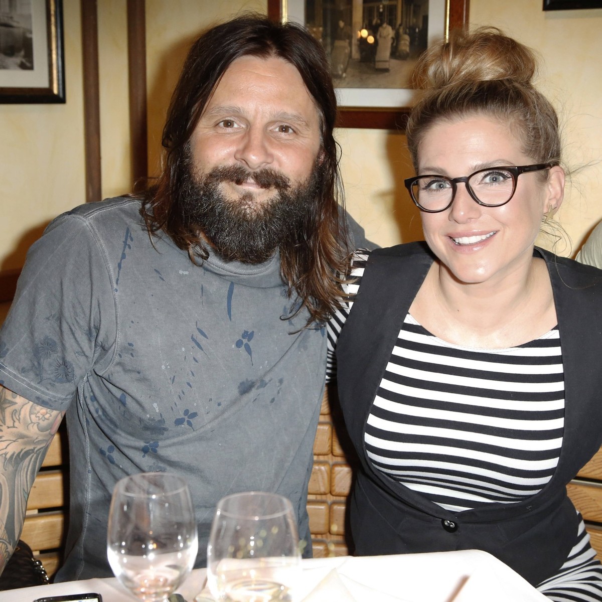 Band Ewig - Jeanette Biedermann mit Ehemann J
