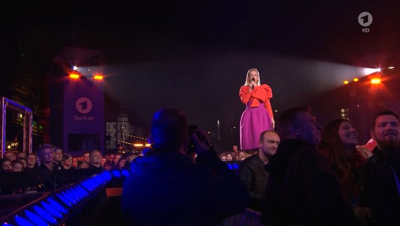 Barbara Schöneberger bei der deutschen Aftershow des ESC