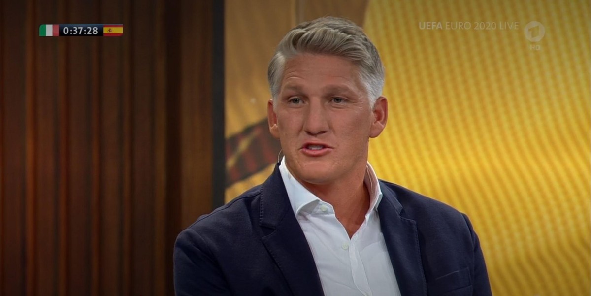 Bastian Schweinsteiger war diesmal im ARD-Studio in Köln.