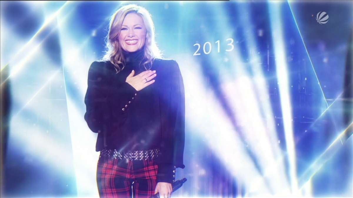 Ab 2013 ist sie zufrieden mit ihrem Style.