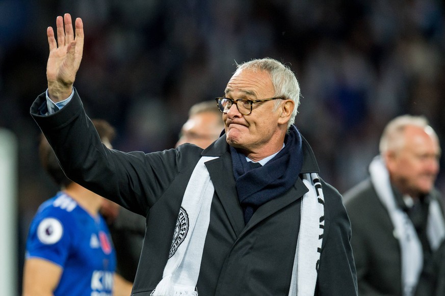 Claudio Ranieri after the Premier League match between Leicester City and Burnley at the King Power Stadium, Leicester, England on 10 November 2018. PUBLICATIONxNOTxINxUK Copyright: xMatthewxBuchanx 2 ...