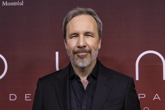 Director Denis Villeneuve poses as he arrives at the premiere of &quot;Dune: Part Two&quot; on Wednesday, Feb. 28, 2024, at a cinema in Montreal. (Photo by Joel C. Ryan/Invision/AP)