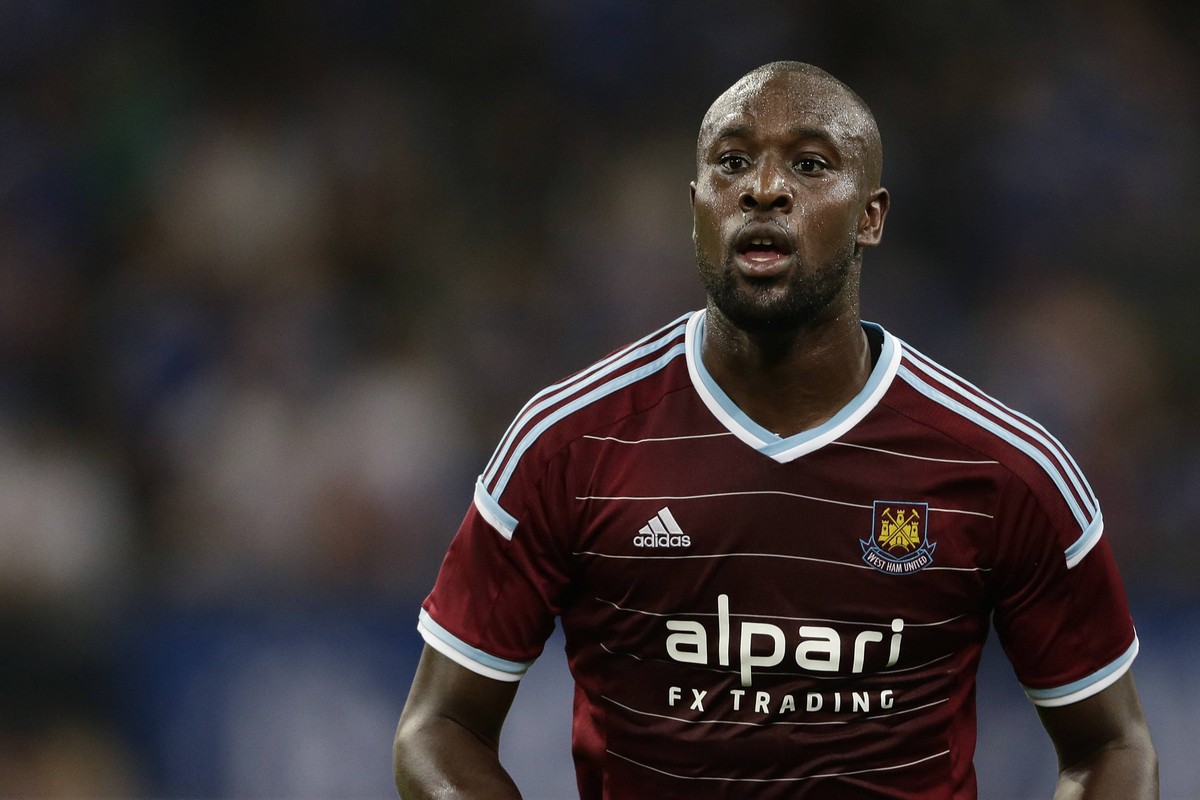 Carlton Cole of West Ham United during the pre-season Schalke 04 Cup match between FC Schalke 04 and West ham United on August 2, 2014 at the Veltins Arena in Gelsenkirchen, Germany. FC Schalke 04 v W ...