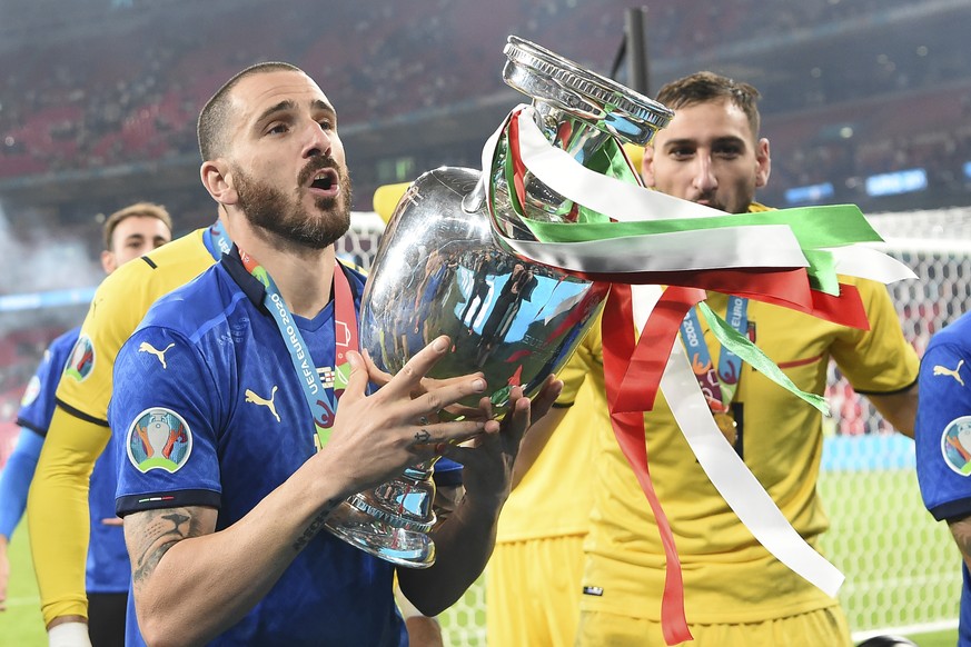 Leonardo Bonucci feiert Italiens Sieg im EM-Finale