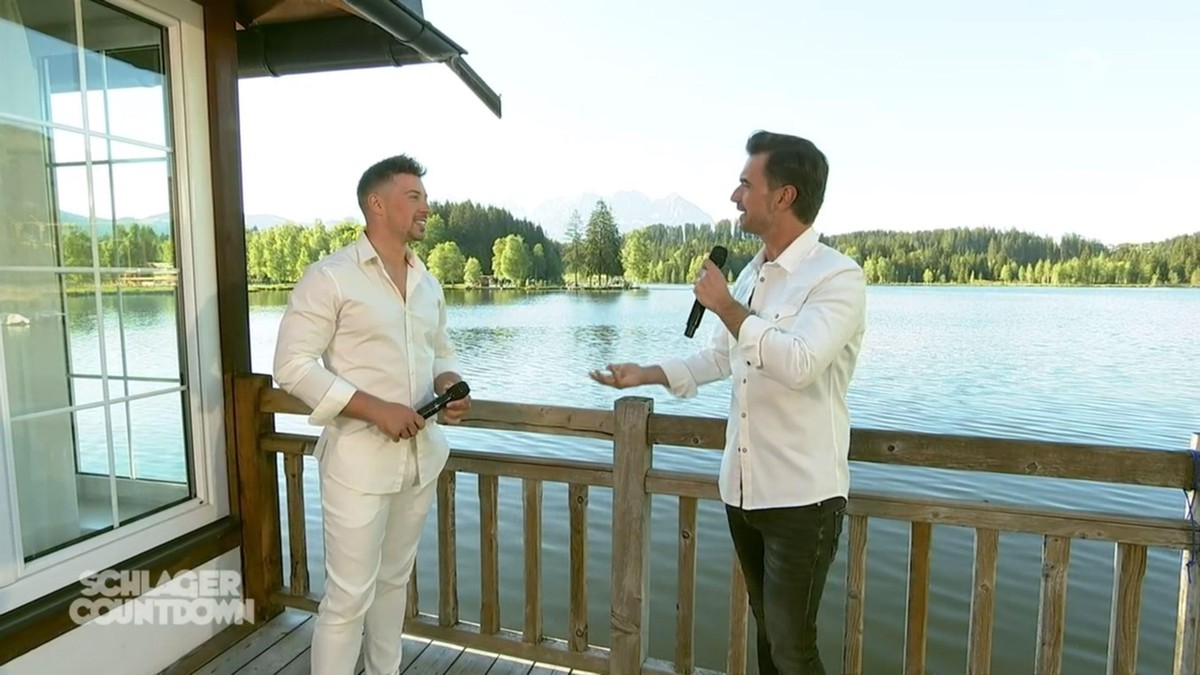 Ramon Roselly und Florian Silbereisen sprachen darüber wie es war, vor Publikum auftreten zu können.