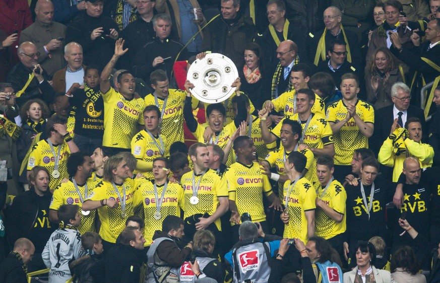 Die Dortmunder feiern 2012 die Meisterschaft. 