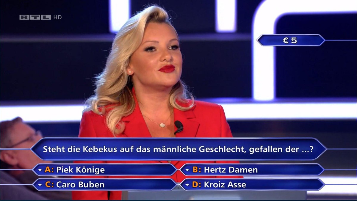 Bei dieser Frage wusste Evelyn Burdecki nicht weiter.
