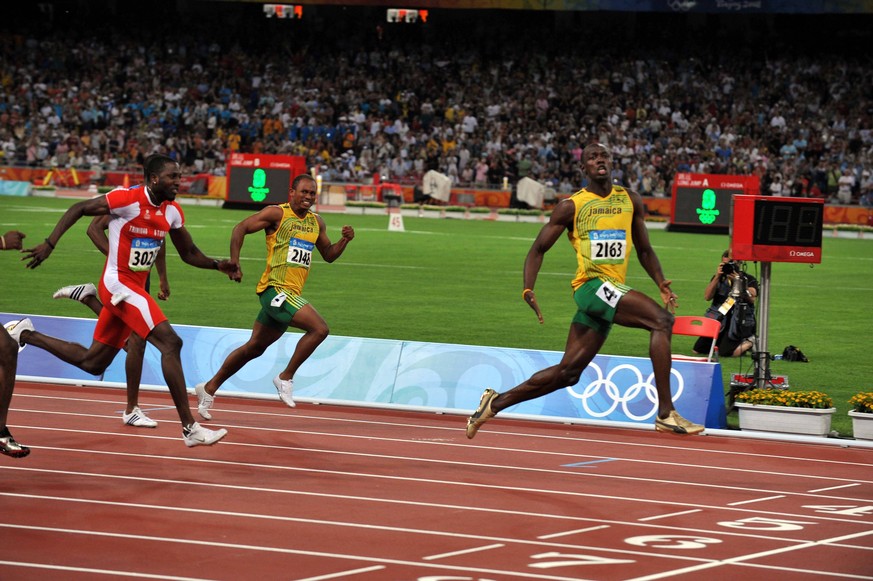 In Peking degradiert Bolt die Konkurrenz zu Statisten