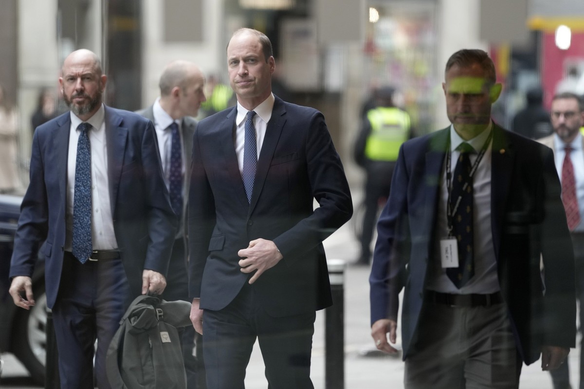 Britain&#039;s Prince William, The Prince of Wales, leaves after a visit to the British Red Cross at its headquarters in London, Tuesday, Feb. 20, 2024. The Prince of Wales undertakes engagements whic ...