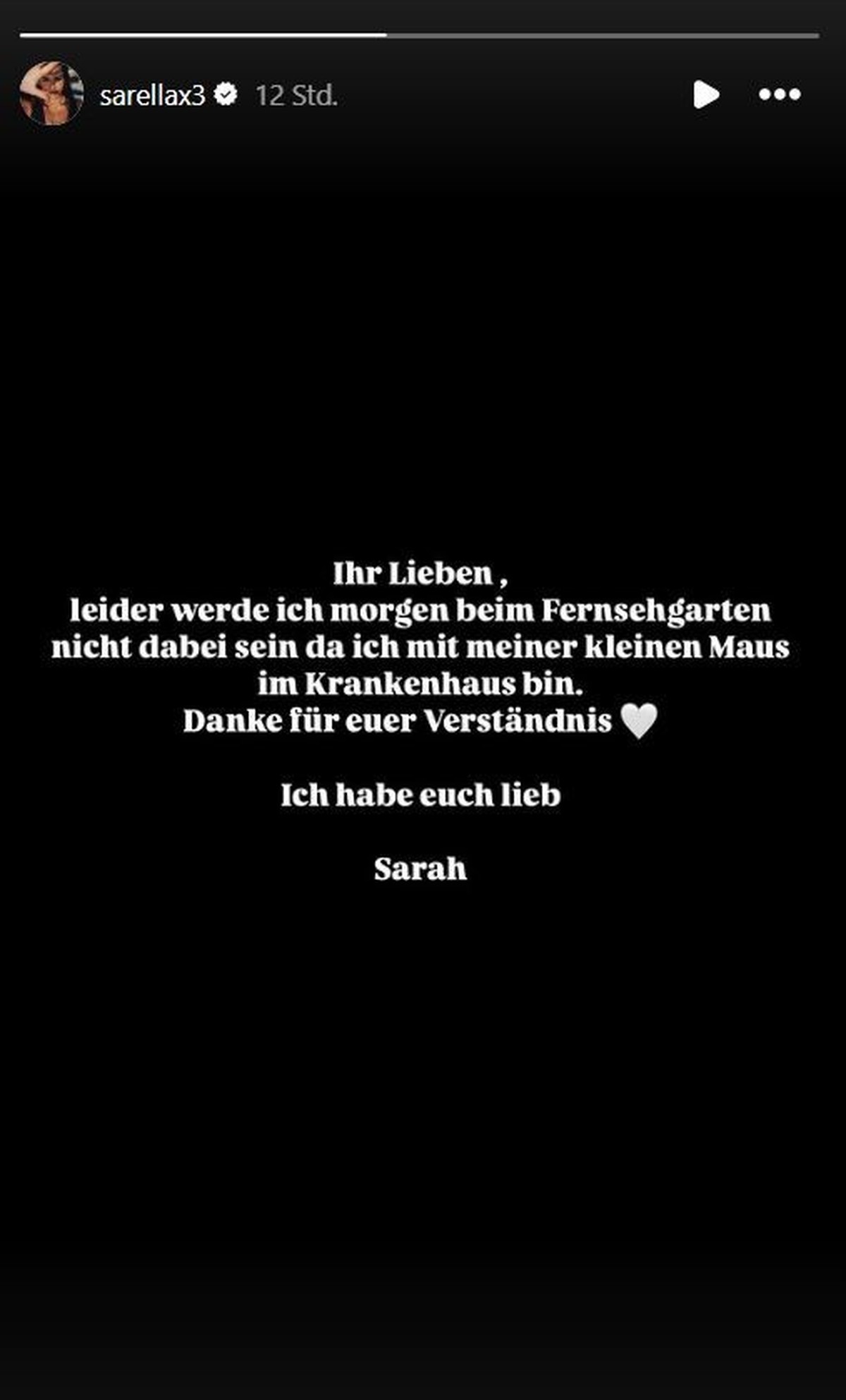 Sarah Engels sagt "Fernsehgarten"-Auftritt ab.