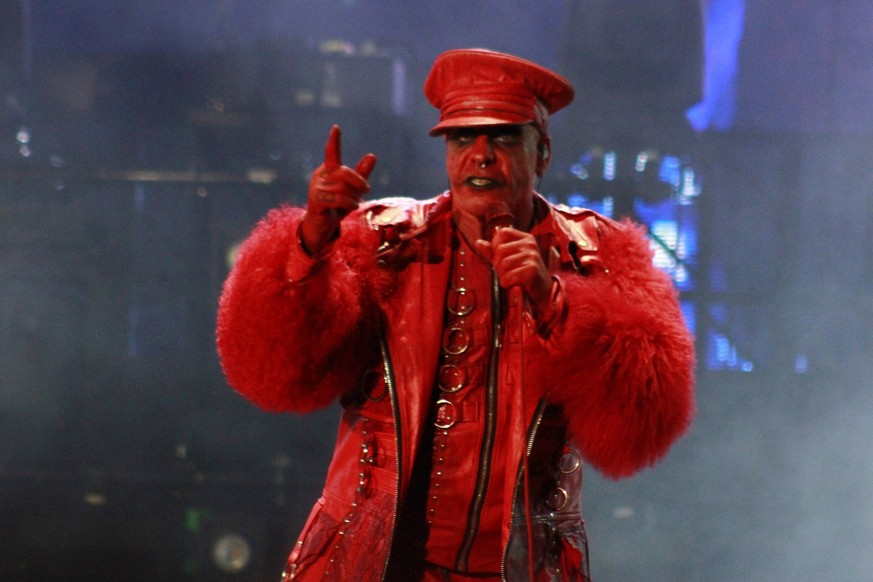 Hell And Heaven Metal Fest December 02, 2022, Toluca, Mexico: Vocalist Till Lindemann of the German band Rammstein , performs on the Hell stage during the Hell and Heaven Metal Fest at Pegasus forum.  ...
