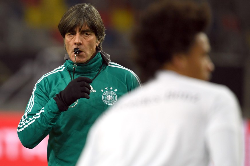 Joachim Löw beim Training mit der deutschen Nationalmannschaft in Düsseldorf&nbsp;