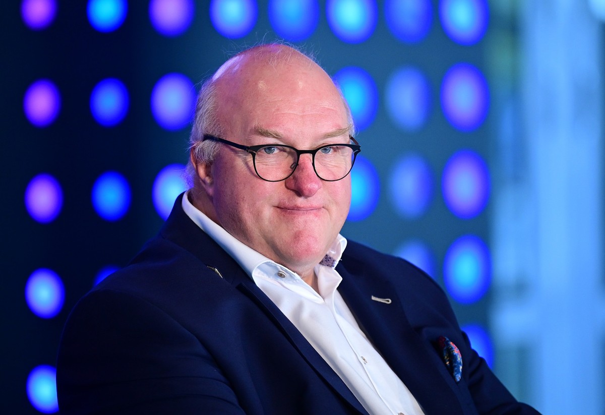 ARCHIV - 25.05.2022, Berlin: Ingo Weiss, Pr�sident des Deutschen Basketballbundes, fotografiert w�hrend einer Pressekonferenz zur Basketball EM 2022. Die FIBA EuroBasket soll zun�chst in K�ln (Gruppen ...