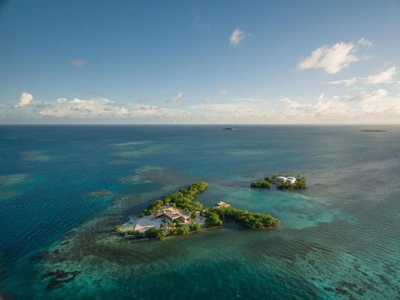 Trauminseln und blaues Meer: Belize.