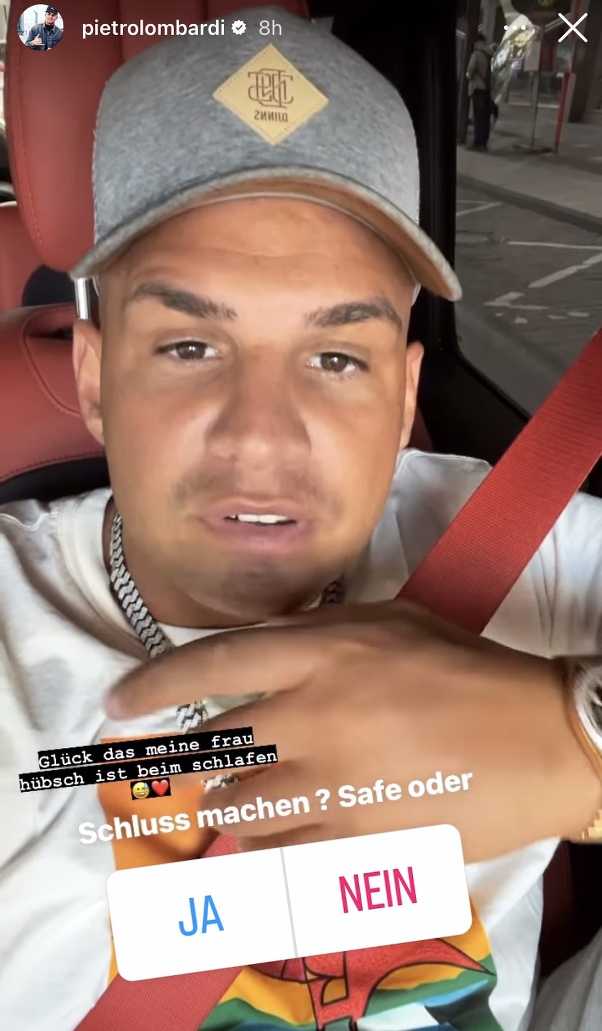 Pietro Lombardi zeigte anhand dieses Beispiels, warum er diesem Hype nichts abgewinnen kann.