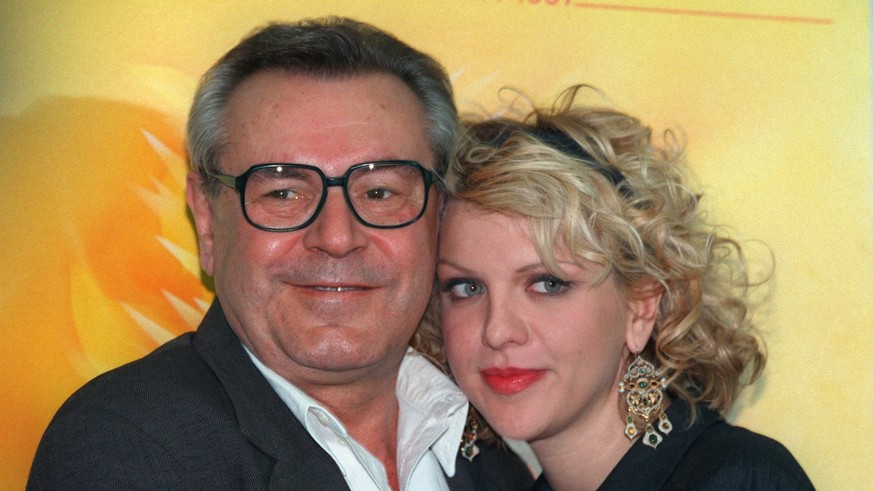 Miloš Forman und Courtney Love