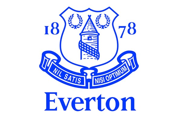Das Vereinswappen vom FC Everton.
