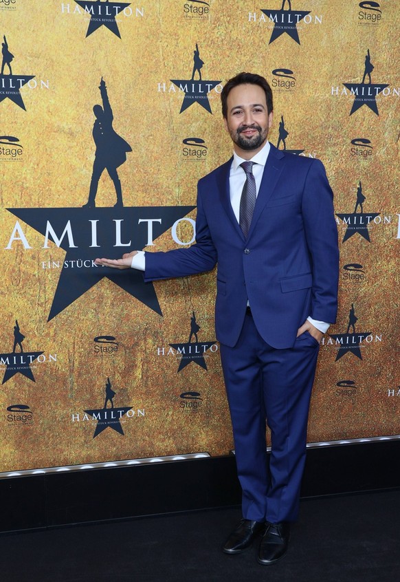 Lin-Manuel Miranda bei der deutschen Premiere seines Musicals.