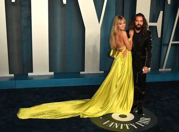 March 27, 2022, Beverly Hills, CA, USA: Heidi Klum, Tom Kaulitz attend the 2022 Vanity Fair Oscar Party at the Wallis Annenberg Center for the Performing Arts on March 27, 2022 in Beverly Hills, Calif ...
