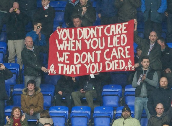 Als Margaret Thatcher im Jahr 2013 stirbt, sind die Liverpool-Fans wenig traurig.
