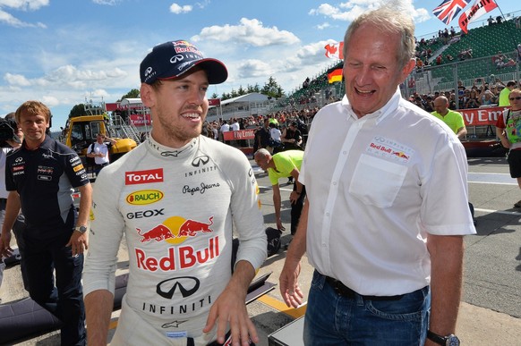 Formula One World Championship, WM, Weltmeisterschaft Rd7, Canadian Grand Prix, Race Day, Montreal, Canada, Sunday 9 June 2013. Sebastian Vettel GER Red Bull Racing and Dr Helmut Marko AUT Red Bull Mo ...