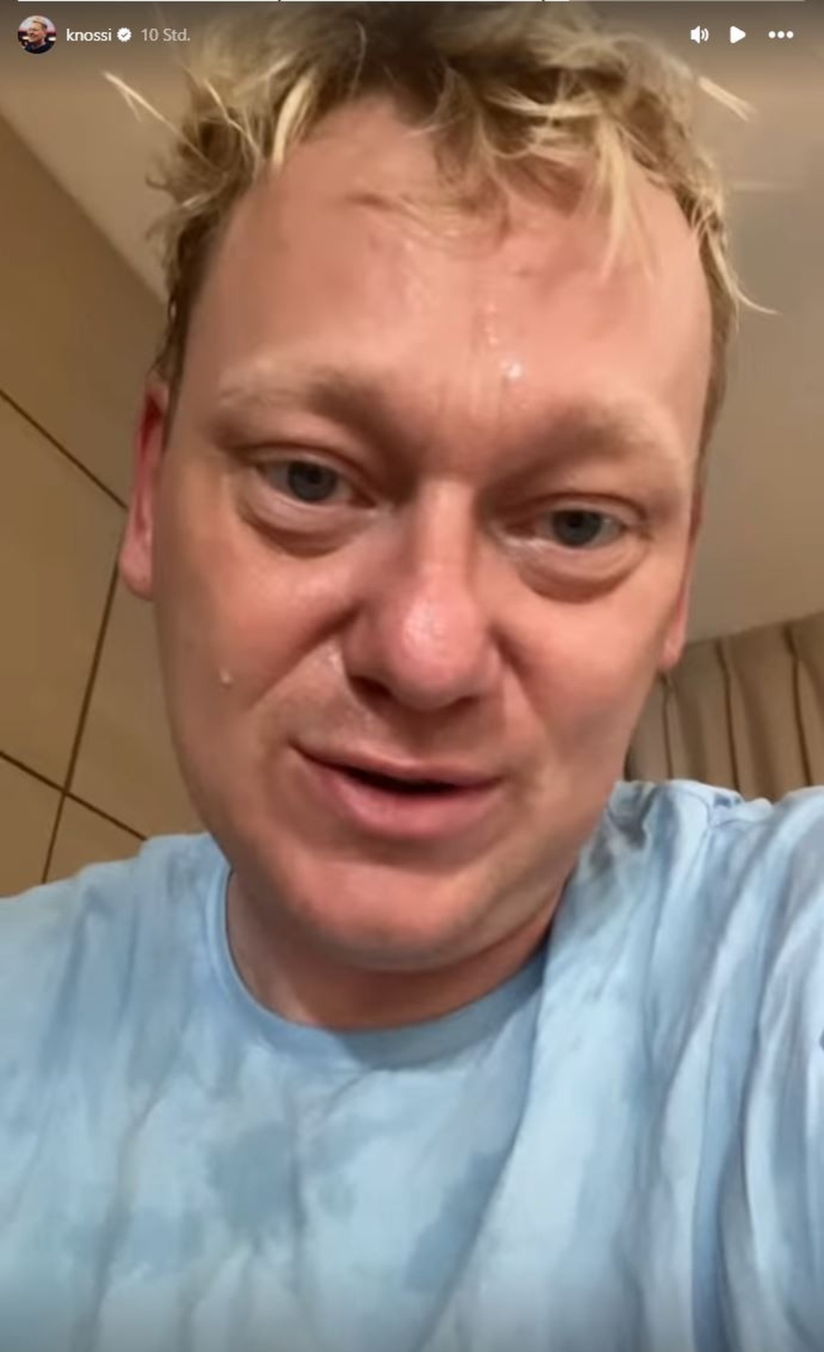 Knossi kämpft mit gesundheitlichen Problemen.
