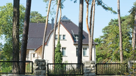 Im Zentrum des Streits zwischen Bushido und Arafat: die gemeinsame Villa in Kleinmachnow, Brandenburg. 