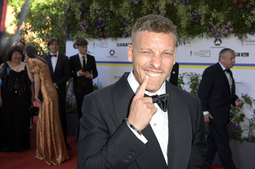 Felix Lobrecht bei der 73. Verleihung des Deutschen Filmpreises 2023 im Theater am Potsdamer Platz. Berlin, 12.05.2023 *** Felix Lobrecht at the 73 German Film Award 2023 ceremony at the Theater am Po ...