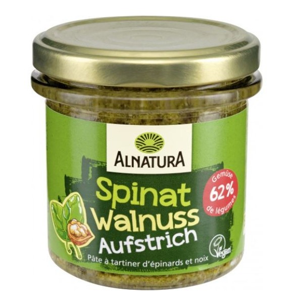 Wer den Spinat-Walnuss-Aufstrich von Alnatura kürzlich erworben hat, sollte vorsichtig sein.