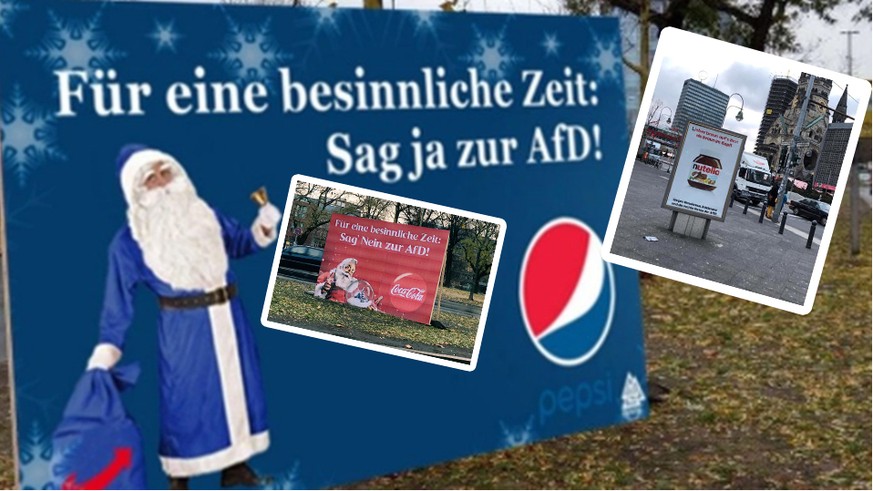 Afd Was Den Nutella Coca Cola Und Pepsi Plakat Falschern Droht Watson
