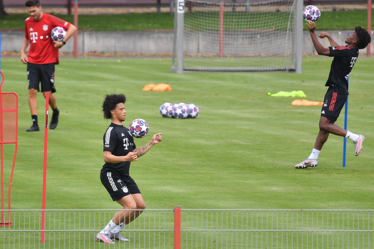 Übung macht den Rekordmeister: Sané (vorn) und Coman (rechts).