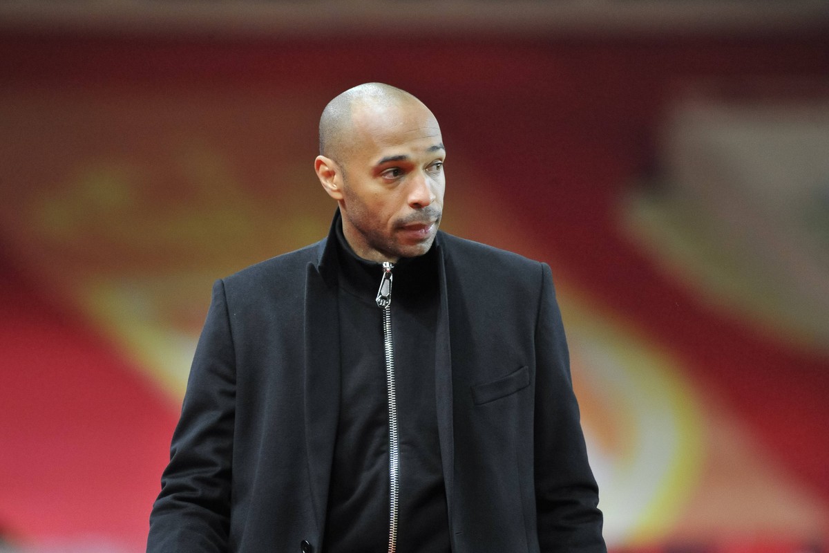 Thierry Henry (Entraineur de l AS Monaco) FOOTBALL : AS Monaco vs RC Strasbourg - Ligue 1 Conforama - Monaco - 19/01/2019 NorbertScanella/Panoramic PUBLICATIONxNOTxINxFRAxITAxBEL