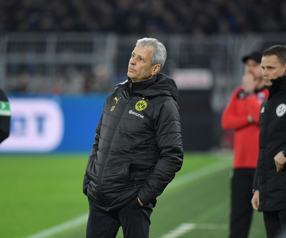 22.11.2019, Fussball GER, Saison 2019 2020, 1. Bundesliga, 12. Spieltag, Borussia Dortmund - SC Paderborn 3:3, Trainer Lucien Favre Borussia Dortmund Dortmund Nordrhein Westfalen Deutschland *** 22 11 ...