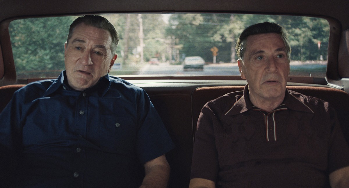 Robert De Niro und Al Pacino in "The Irishman": Der Film wurde von Netflix produziert. Insgesamt geht er mit zehn Nominierungen ins Rennen. Nur "Joker" hat noch mehr.