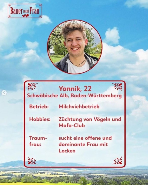 Yannik ist einer der neuen Kandidaten.