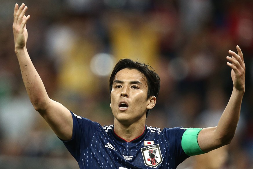 Bei der WM in Russland führte Makoto Hasebe Japan als Kapitän an. Er absolvierte in seiner Karriere 114 Länderspiele.